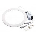 Downlight panel Redondo 225mm LED 18W Blanco Frío serie ECO, desde 6,90€/ud